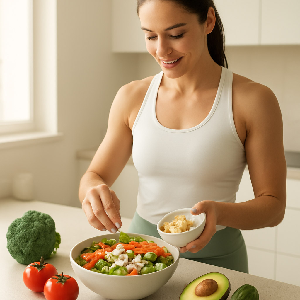 Healthy food and training plan